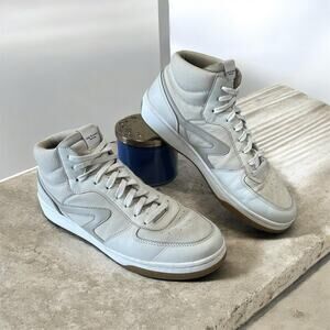 Rag & Bone Retro Hi-Top Sneakers Nubuck Leather Women’s- 41/10.5 Off White